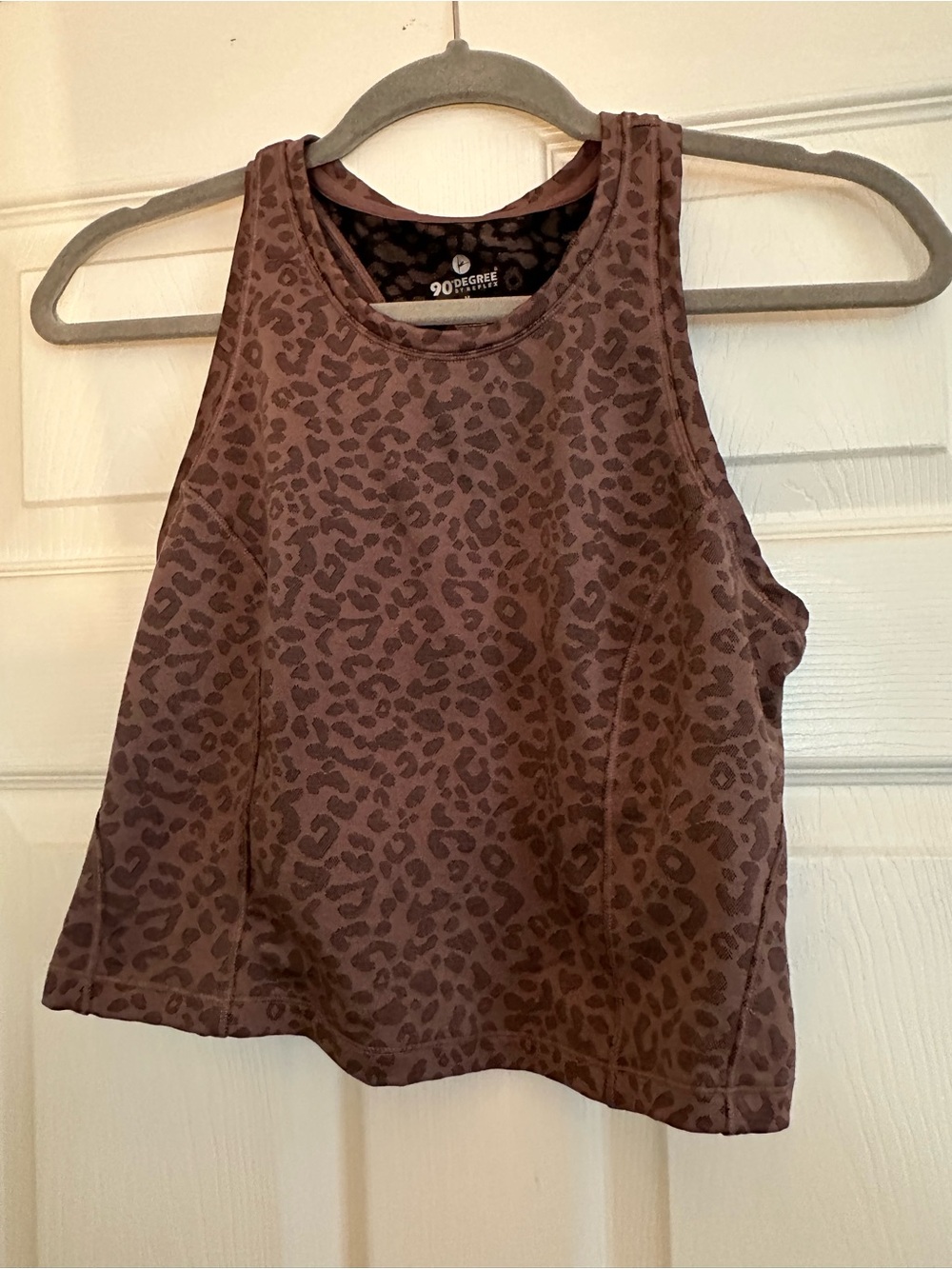 90 Degree by Reflex Leopard Print Tank Top